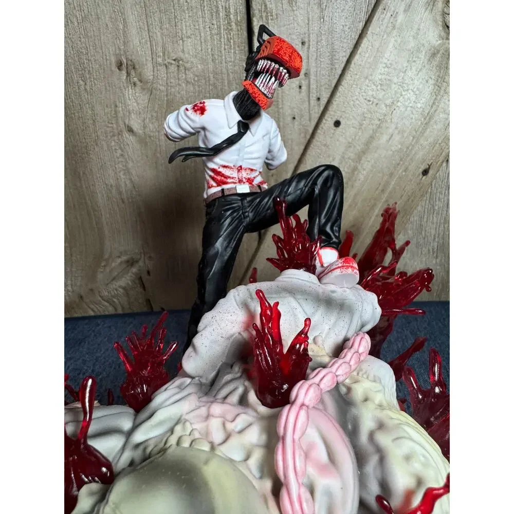 Anime Chainsaw Man Pochita Denji PVC Figure 27CM Model Statue Toy
